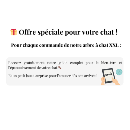 Arbre modulable pour chats avec plateformes et espaces d'observation